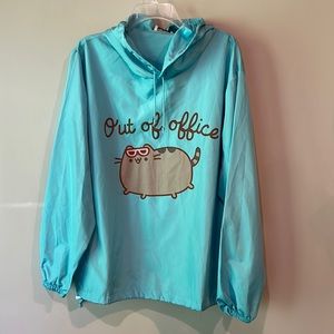 Pusheen Out Of Office Windbreaker